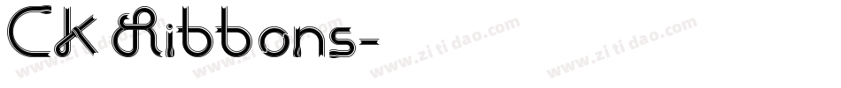 CK Ribbons字体转换